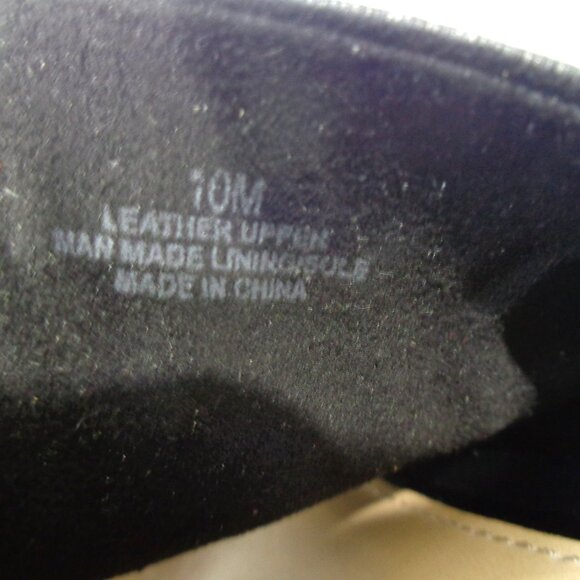 Gianni Bini Women's Leather‎ Peep Toe 4" Wooden Heels Black Shoes Mules Size 10M - Picture 4 of 7